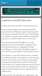 Mobile Screenshot of lawrencehealth.net